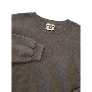 Vintage Lee Heavyweight Sweatshirt USA Mens XL Gray Blank Crewneck 90s
